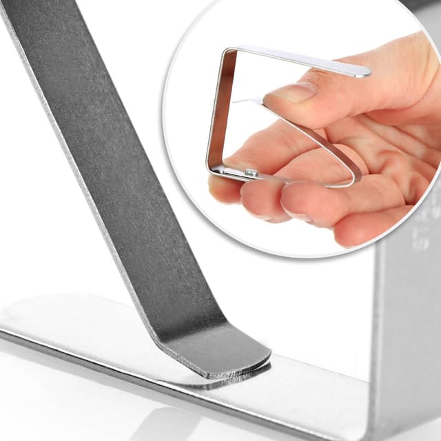 Thumbnail 3 de com-four® Pinces à nappe inox 8x