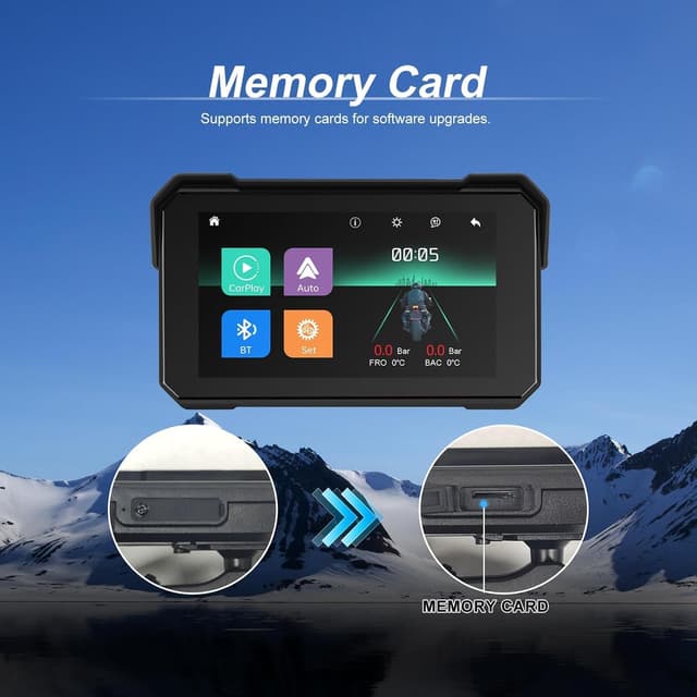 Thumbnail 6 de CAMECHO 2026 Carplay para moto 5 pulgadas