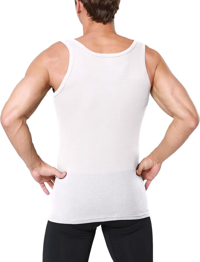 Detalle 2 de Smart Sir Unterhemd Herren 3/5er Pack Baumwolle