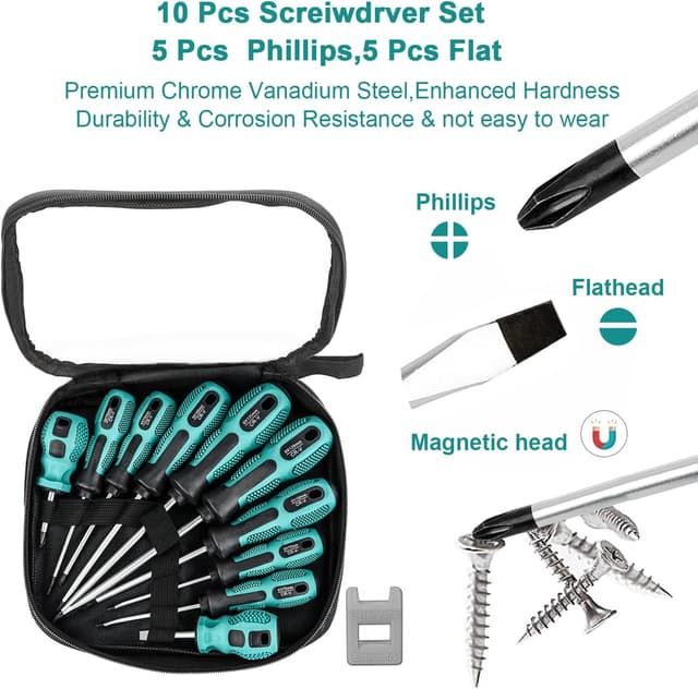 Thumbnail 1 de Magnetic Screwdriver Set 10pcs