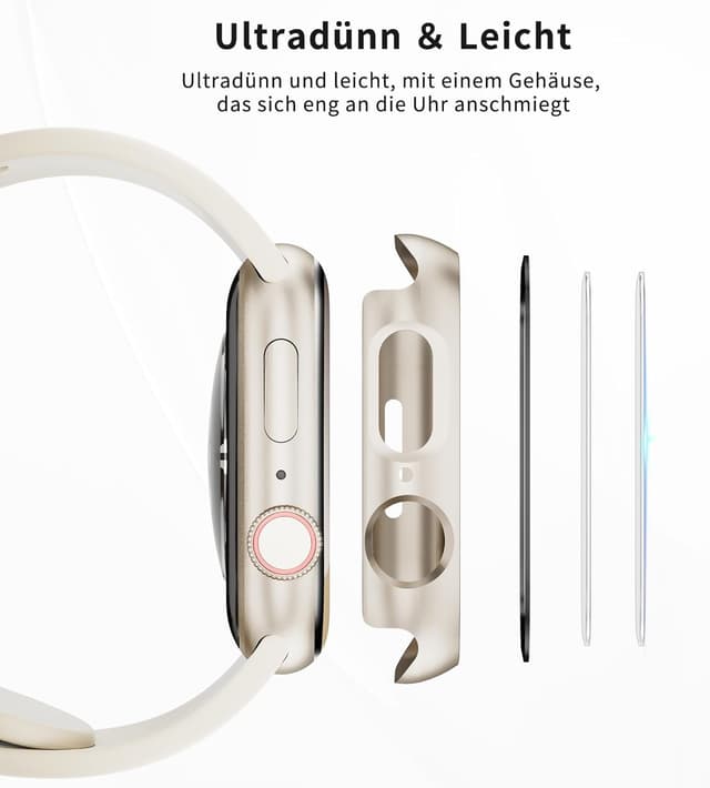 Thumbnail 3 de Lovmunia 3‑teilige Schutzhülle Apple Watch 45mm