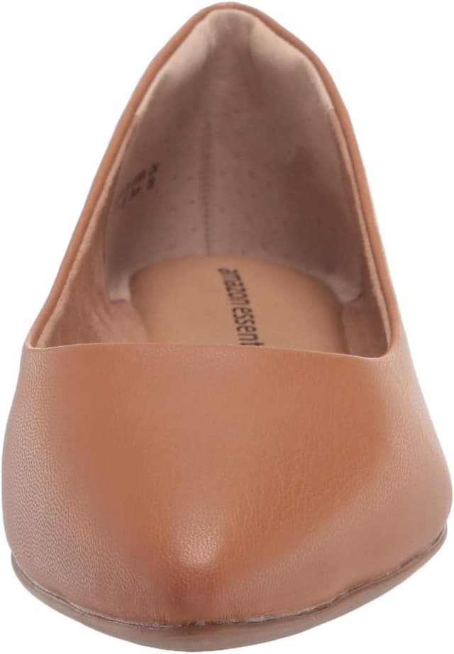 Detalle de Ballerines à bout pointu Amazon Essentials Femme avec rembourrage haute densité et semelle souple