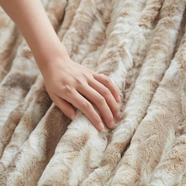 Detalle de Wajade Couverture Plaid polaire super chaude marbre 130x160 cm