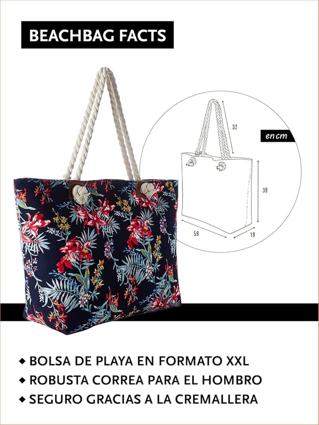 Thumbnail 2 de DonDon Bolso playa grande impermeable