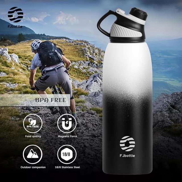 Detalle de Fjbottle insulated water bottle 600ml