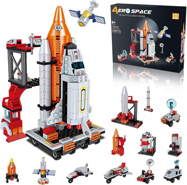 Imagen de Space Exploration Shuttle 12-in-1 STEM Kit 566 pcs 🚀 en OfertitasTOP