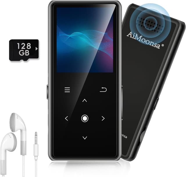 Imagen de AiMoonsa 128GB MP3 Player with Bluetooth 5.2 en OfertitasTOP