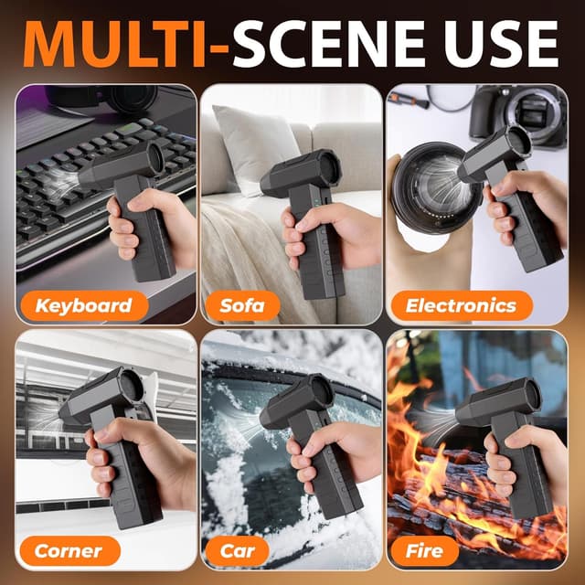 Thumbnail 3 de Charmarni Electric Air Duster 51,000 RPM Cordless