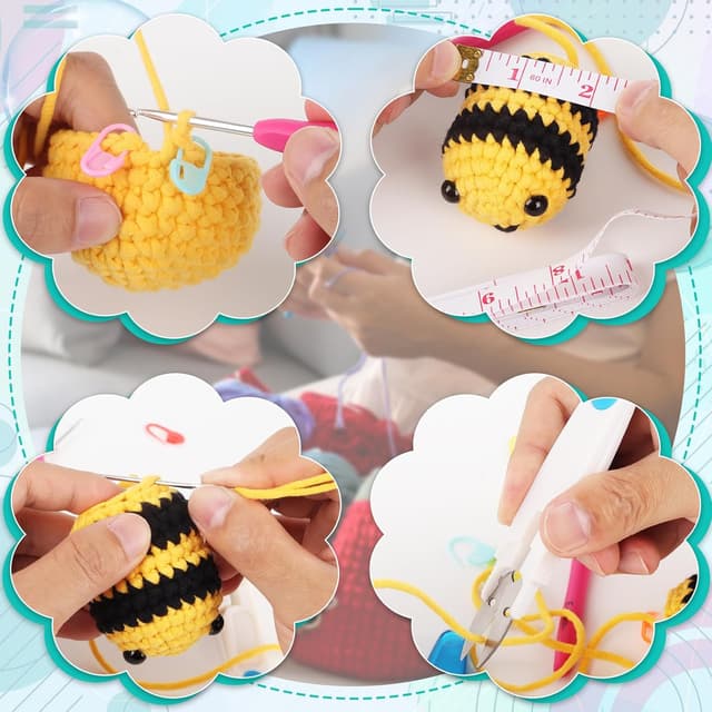 Detalle 2 de Coopay Häkelset 73-teilig für Anfänger