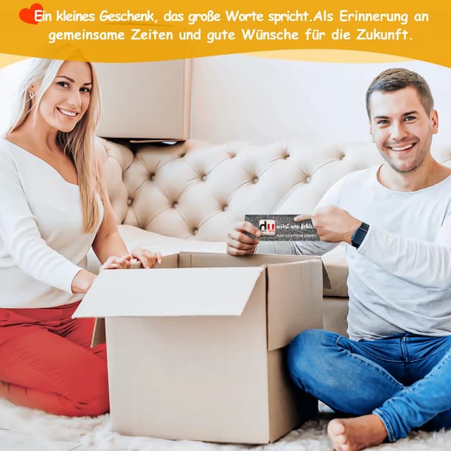 Detalle de JAYZUUM 10 Stück Filz-Hüllen für Duplo-Schokolade mit Herzdesign – Geschenkverpackung für Abschied, Neuanfang & Dankeschön