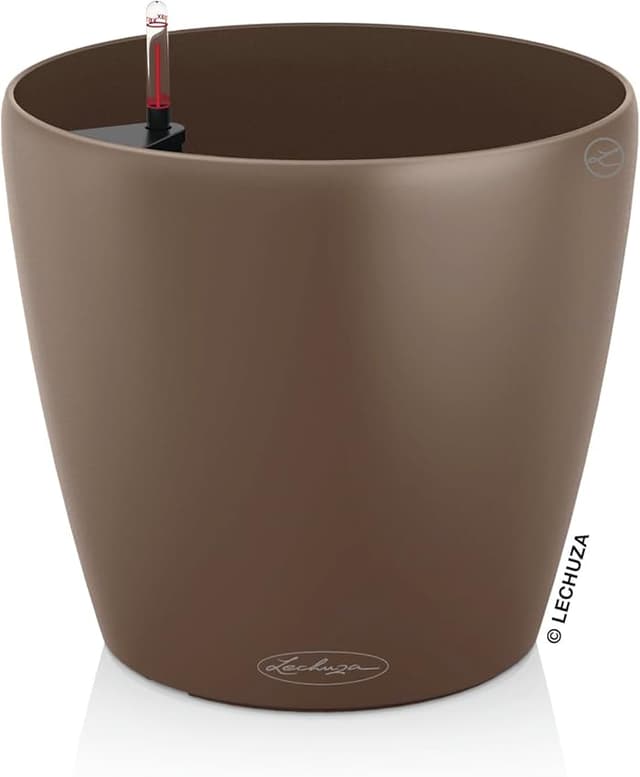 Detalle de Lechuza Classico Color 43 macetero con riego 33 l