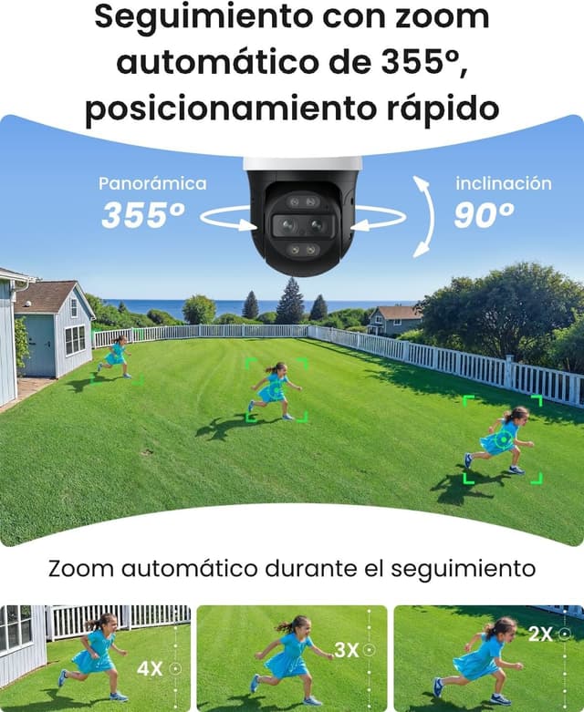 Thumbnail 2 de Reolink 4K PTZ cámara PoE con doble lente 6X