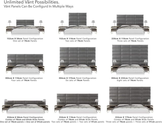 Thumbnail 5 de VANT Pannelli Imbottiti Testiera King Size 91cm