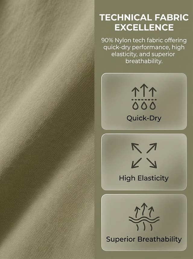 Detalle de JiAmy Boys Cargo Trousers (5–14 years) Elasticated Waist Parachute Jogging Pants