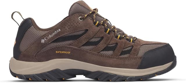 Detalle de Columbia Men’s Crestwood Waterproof hiking shoe with OMNI-TECH and multi-terrain grip