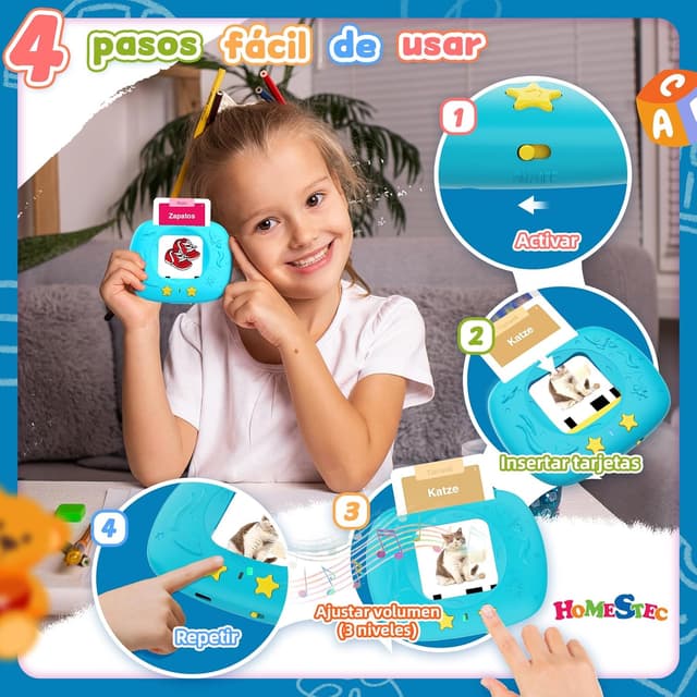Thumbnail 4 de HOMESTEC Tarjetas Flash Parlantes 144 cartas