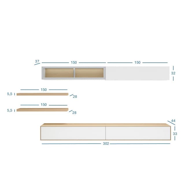 Detalle 1 de El Corte Inglés Evolution 2.0 mueble de salón modular