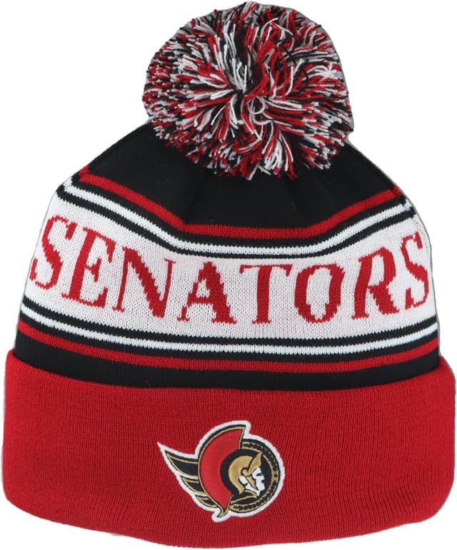 Detalle de ZHATS NHL Unisex Beanie with Pom (Finish Line) – Officially Licensed Knit Hat