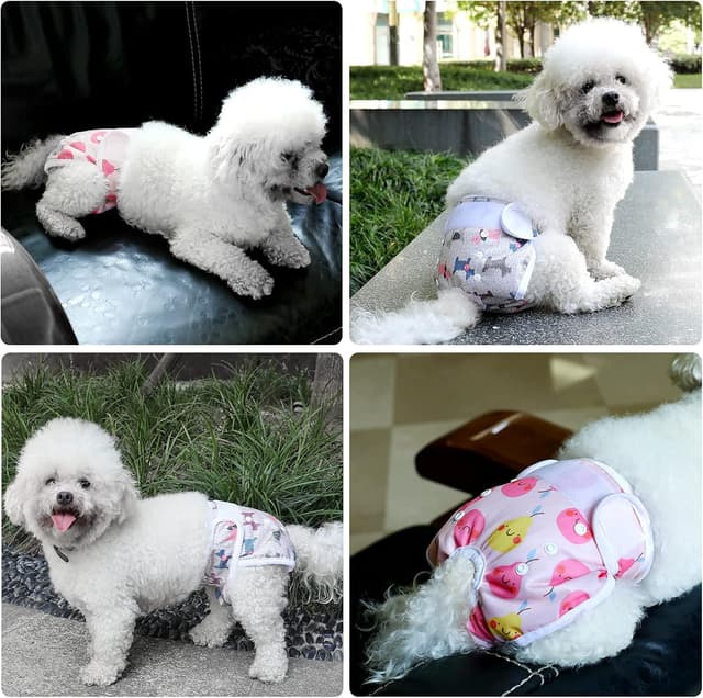 Thumbnail 5 de COMSLE Dog Nappies Medium 3 Pack