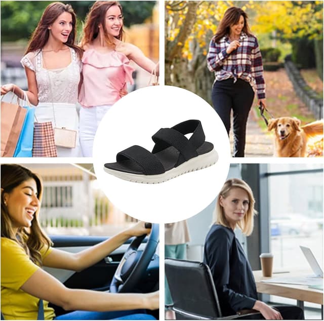 Thumbnail 6 de Sandales femme Acfoda pour l’été, confort léger avec soutien de la voûte plantaire (EU 35 à 42)