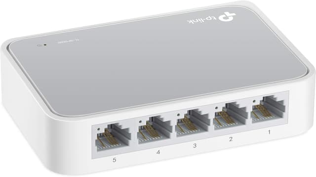 Detalle de Learning Resources TP-Link TL-SF1005D 5-Port Fast Ethernet Unmanaged Switch (Plug-and-Play, Desktop)