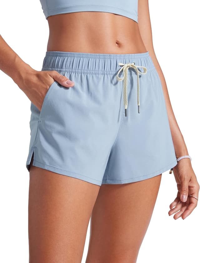 Thumbnail 6 de CRZ YOGA – Short de bain femme 3" à séchage rapide, fente latérale et doublure