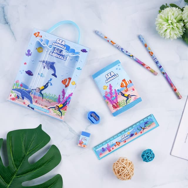 Thumbnail 4 de Vicloon Set Cancelleria Scuola Unicorn 7 pezzi