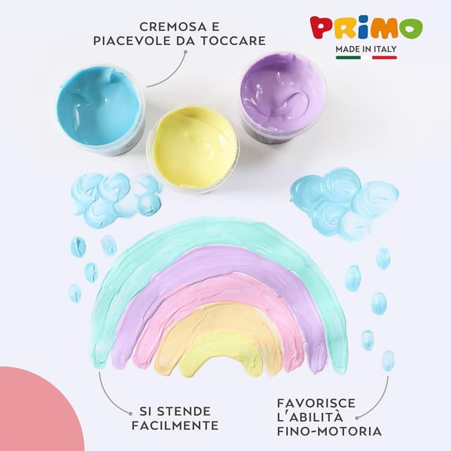 Thumbnail 5 de PRIMO Valigetta Colori Bambini +2 Anni 100 g 6 Pastelli