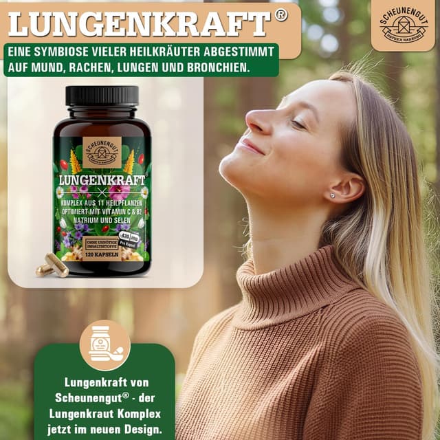 Detalle 2 de LUNGENKRAFT® Lungenkraut Kapseln 120 Stk
