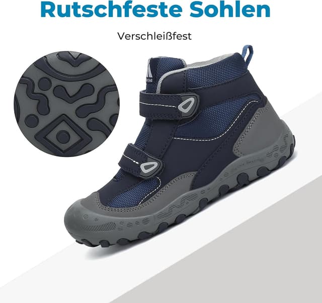 Detalle 2 de Mishansha Kinder Wanderschuhe & Trekkingstiefel – leichter Outdoor-Trekkingschuh für unterwegs
