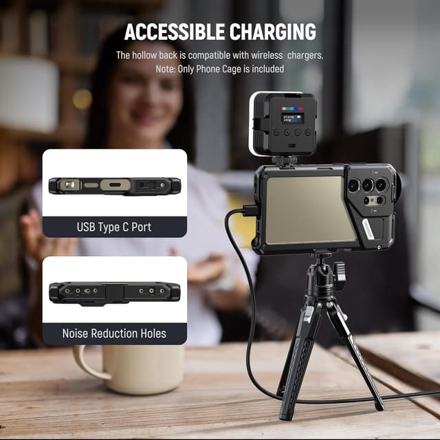 Thumbnail 5 de NEEWER Jaula para Samsung S24 Ultra 📱 con Accesorios de Video