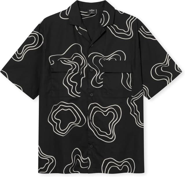 Detalle de Johnny Urban Spencer : chemise oversize imprimée à manches courtes en 100% coton