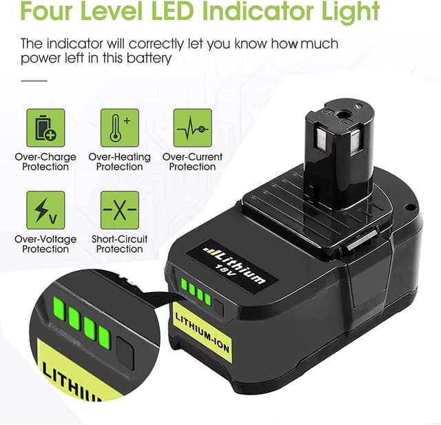 Thumbnail 3 de 5500mAh P108 18V Replacement Battery