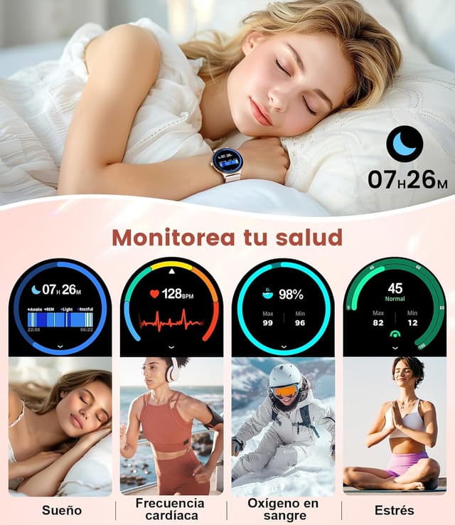 Thumbnail 4 de LIGE Reloj Mujer 1,43'' AMOLED