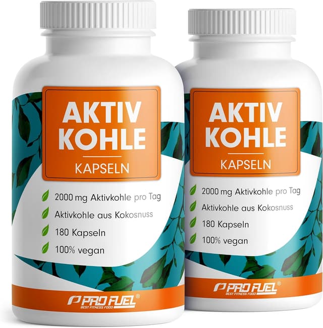 Thumbnail 6 de Aktivkohle Kapseln 180x mit 2000 mg