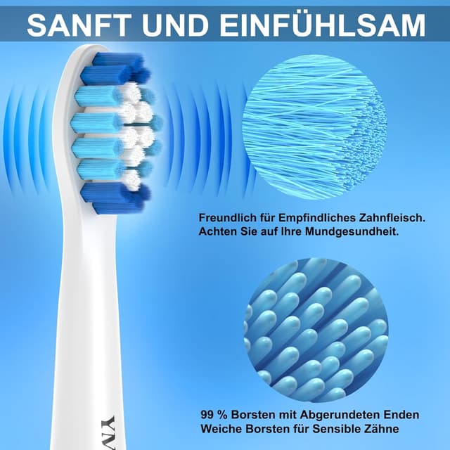 Detalle 2 de YMPBO Aufsteckbürsten für Oral-B Pulsonic, 10 Stück