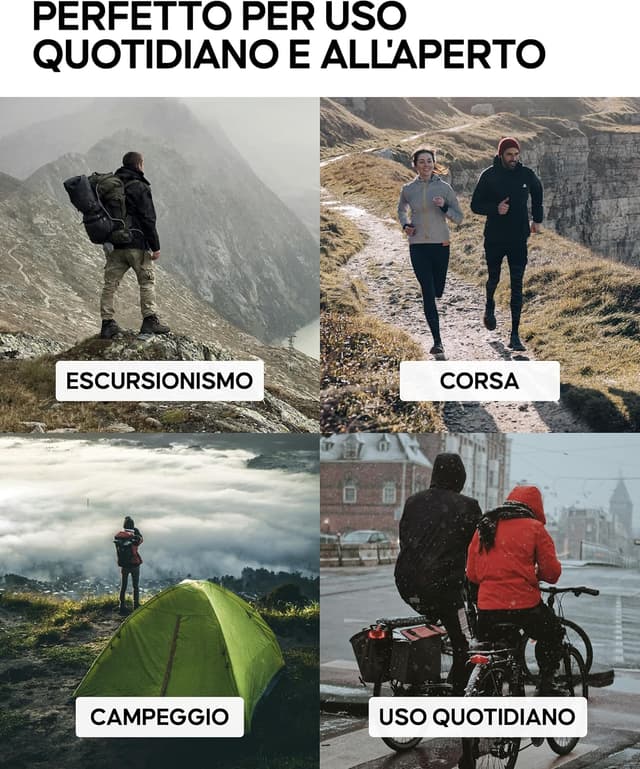 Thumbnail 3 de DANISH ENDURANCE Cappello in lana merino beanie termico