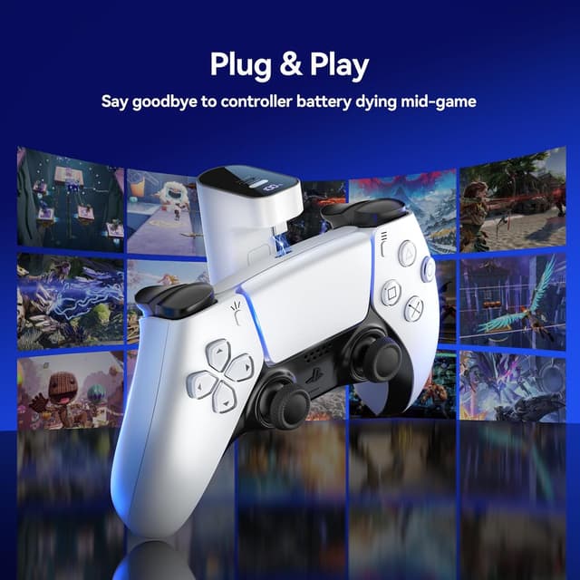 Thumbnail 4 de LVFAN PS5 Wireless-Controller Ladegerät 2000 mAh