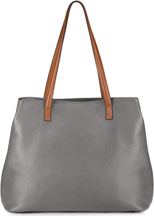 Thumbnail 6 de S-ZONE Sac à main cuir souple 13 pouces