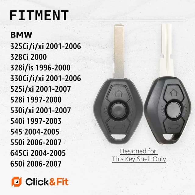 Thumbnail 1 de Click&Fit Silicone BMW Key Covers