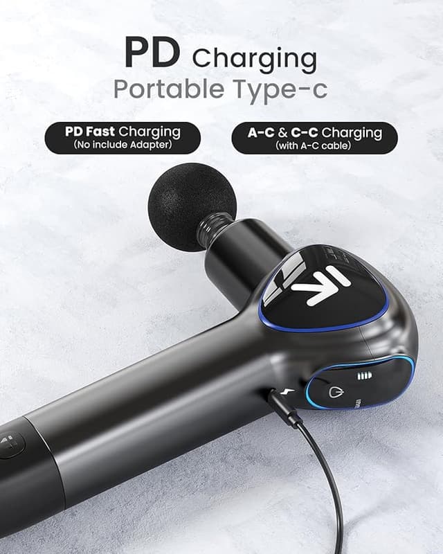 Thumbnail 3 de Renpho Reach Pistola de Masaje Profesional con LED 💆♂️