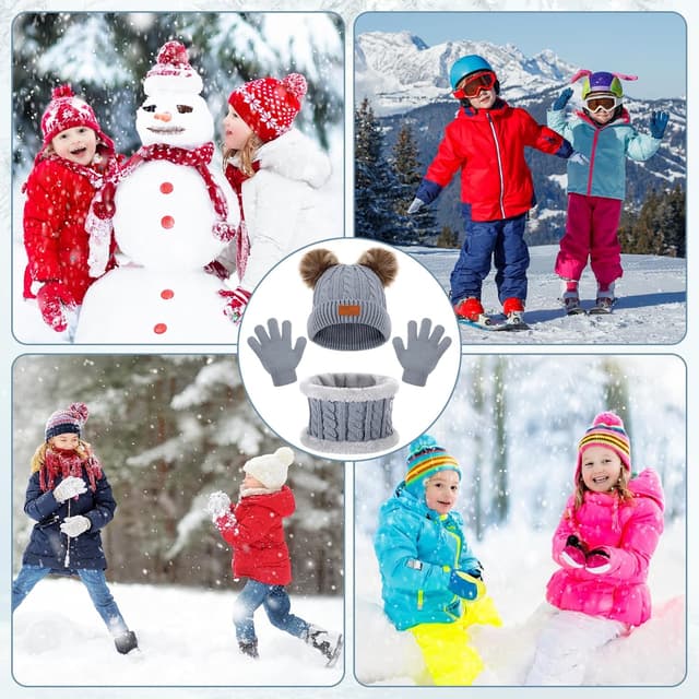 Thumbnail 5 de Huiguli 3 in 1 Kinder Winter Set 1–5 Jahre