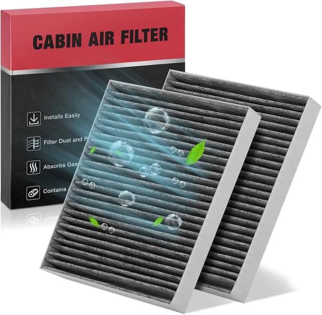 Detalle de BDFHYK 2PC Cabin Air Filters with Activated Carbon (CF10729) for Dodge Journey/Avenger/Caliber & select Ram models