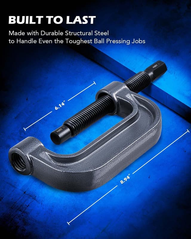 Detalle 2 de Orion Motor Tech Heavy Duty Ball Joint Press & U-Joint Removal Tool Kit (BK) with 4WD Adapters