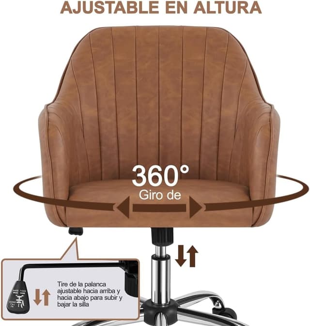 Thumbnail 3 de Yaheetech Silla de Oficina Ergonómica