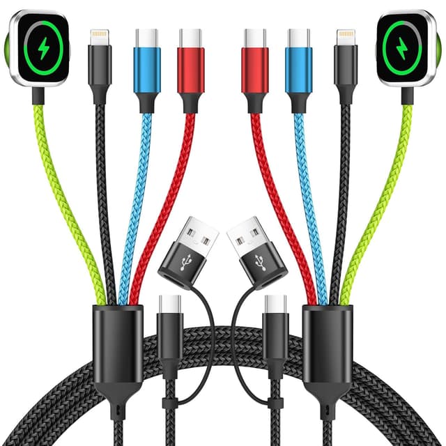 Thumbnail 6 de Travel Essentials 4-in-2 Multi Charging Cable 5FT 🔌