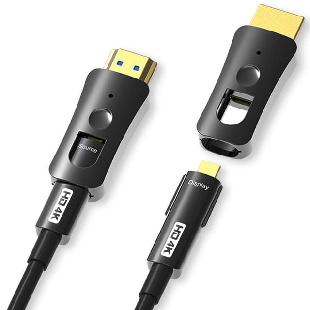 Detalle 1 de HDMI fibre cable 15M 4K 60Hz by YIWENTEC