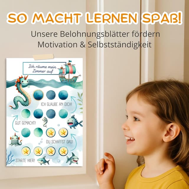 Thumbnail 6 de MINITALES Belohnungstafel Kinder mit 10 Blättern