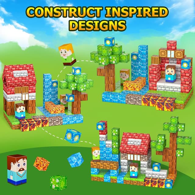 Detalle de Vefosafe Magnetische Bausteine 150 Teile