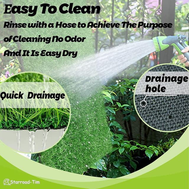 Thumbnail 2 de STARROAD-TIM 80x100cm Dog Grass Rug